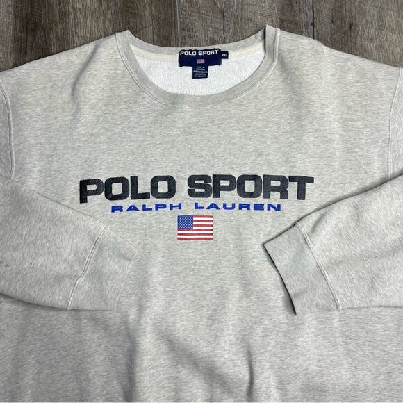 Polo Sport Gray Crewneck Sweatshirt Size XXL - Picture 3 of 10